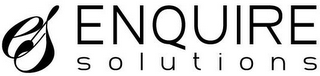 ES ENQUIRE SOLUTIONS logo