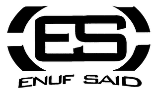 ES ENUF SAID logo