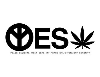 ES PEACE ENLIGHTENMENT SERENITY PEACE ENLIGHTENMENT SERENITY logo