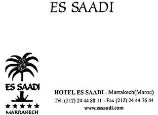 ES SAADI MARRAKECH HOTEL ES SAADI logo