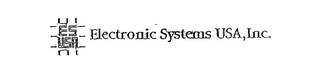 ES USA ELECTRONIC SYSTEMS USA, INC. logo