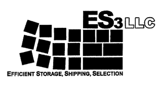 ES3 LLC EFFICIENT STORAGE, SHIPPING, SELECTION logo