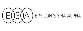 ESA EPSILON SIGMA ALPHA logo