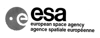 ESA EUROPEAN SPACE AGENCY AGENCE SPATIALE EUROPEENNE logo