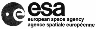 ESA EUROPEAN SPACE AGENCY AGENCE SPATIALE EUROPEENNE logo