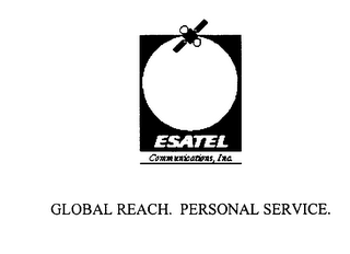 ESATEL COMMUNICATIONS, INC. GLOBAL REACH. PERSONAL SERVICE logo