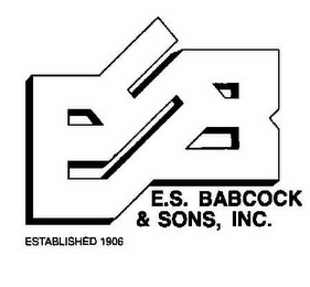 ESB E.S. BABCOCK & SONS, INC. ESTABLISHED 1906 logo