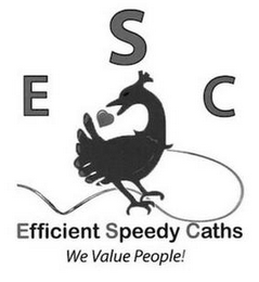 ESC EFFICIENT SPEEDY CATHS WE VALUE PEOPLE! logo