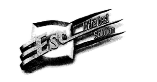 ESC ...TO THE BEST SOLUTION logo