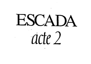 ESCADA ACTE 2 logo
