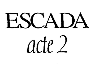 ESCADA ACTE 2 logo