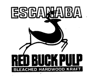 ESCANABA RED BUCK PULP BLEACHED HARDWOOD KRAFT logo