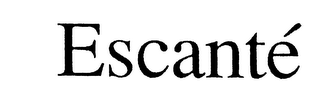 ESCANTE logo
