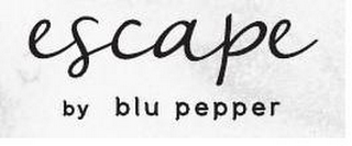 ESCAPE BY BLU PEPPER logo