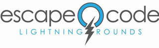 ESCAPE CODE LIGHTNING ROUNDS logo
