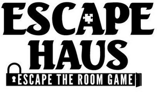 ESCAPE HAUS ESCAPE THE ROOM GAME logo