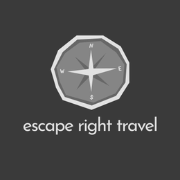 ESCAPE RIGHT TRAVEL logo