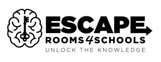 ESCAPE ROOMS 4 SCHOOLS UNLOCK THE KNOWLEDGE logo