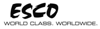 ESCO WORLD CLASS. WORLDWIDE. logo