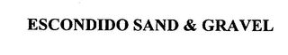 ESCONDIDO SAND & GRAVEL logo
