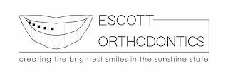 ESCOTT ORTHODONTICS CREATING THE BRIGHTEST SMILES IN THE SUNSHINE STATE logo