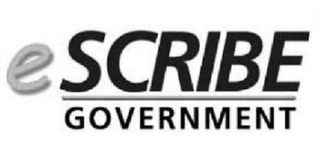 ESCRIBE GOVERNMENT logo
