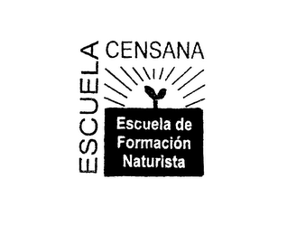ESCUELA CENSANA ESCUELA DE FORMACION NATURISTA logo