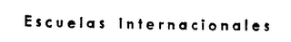 ESCUELAS INTERNACIONALES logo