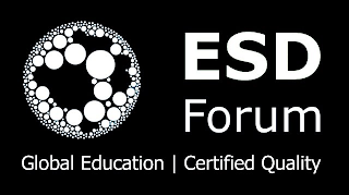 ESD FORUM GLOBAL EDUCATION CERTIFIED QUALITY logo