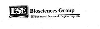 ESE BIOSCIENCES GROUP ENVIRONMENTAL SCIENCE & ENGINEERING, INC. logo