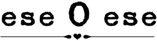 ESE O ESE logo