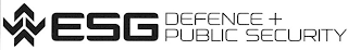 ESG DEFENCE + PUBLIC SECURITY logo