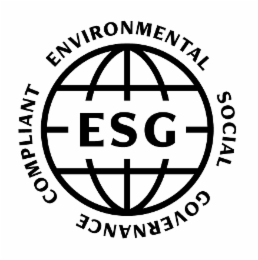 ESG ENVIRONMENTAL SOCIAL GOVERNANCE COMPLIANT logo