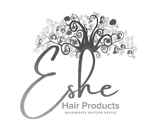 ESHE HAIR PRODUCTS REGENERATE RESTORE REVIVE logo