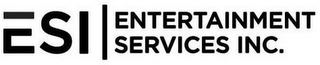 ESI ENTERTAINMENT SERVICES INC. logo