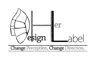 ESIGNHERLABEL CHANGE PERCEPTION. CHANGE DIRECTION. logo