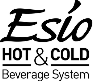 ESIO HOT & COLD BEVERAGE SYSTEM logo