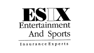 ESIX ENTERTAINMENT AND SPORTS INSURANCE EXPERTS logo