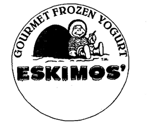 ESKIMOS' GOURMET FROZEN YOGURT logo