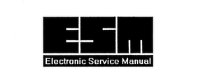 ESM ELECTRONIC SERVICE MANUAL logo