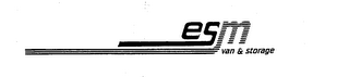 ESM VAN & STORAGE logo