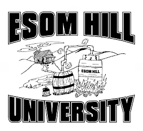 ESOM HILL XXX ESOM HILL UNIVERSITY logo