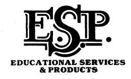 E.S.P. EDUCATIONAL SERVICES & PRODUCTS logo