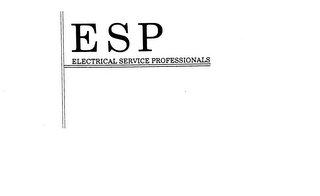 ESP ELECTRICAL SERVICE PROFESSIONALS logo
