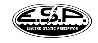 E.S.P. ELECTRO STATIC PRECIPITOR logo