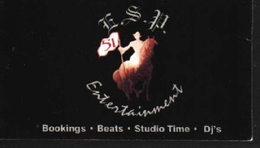 E.S.P.  ENTERTAINMENT SI BOOKINGS.BEATS.STUDIO TIME.  DJ'S logo