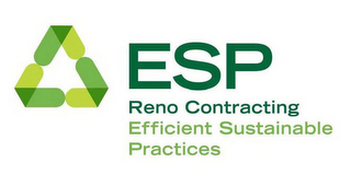 ESP RENO CONTRACTING EFFICIENT SUSTAINABLE PRACTICES logo