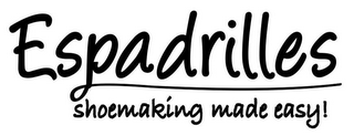 ESPADRILLES SHOEMAKING MADE EASY! logo