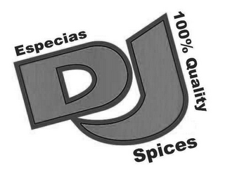 ESPECIAS DJ 100% QUALITY SPICES logo
