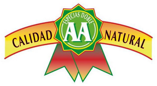 ESPECIAS DOBLE AA CALIDAD NATURAL logo